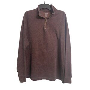 Redhead Brand‎ Co Quarter Zip Henley Cotton Sweater Size XL